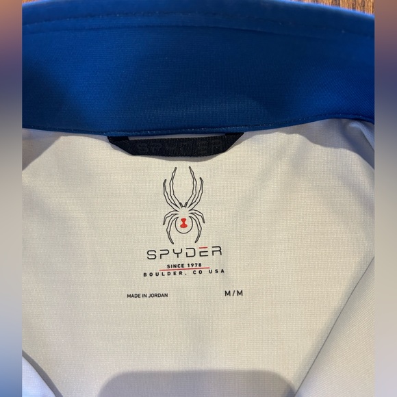 Men’s Spyder 1/4 zip base layer - Picture 2 of 2